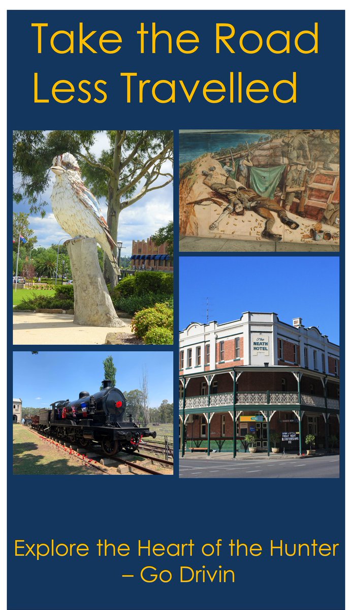 godrivin's tweet photo. Discover the Heart of the Hunter
This isn’t your usual Hunter Valley trip - this is where murals tell stories, steam trains whistle through time, and country pubs hold local legends. 
Explore now👉https://t.co/t0BUeLA75h
#HunterValley #GoDrivin #RoadTripNSW https://t.co/8oxzfiKWKu