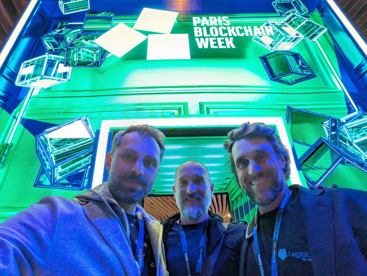 Legibloq's tweet photo. ✨ What a great & impressive time🗼@ @ParisBlockWeek  🗼for @Legibloq 💫

From the exciting panels during the main event, to all the great exhibitors present there, and the many amazing side events (@Forge at the @Economie_Gouv with the gracious presence of our minister @Eric_R_Lombard , @swissborg  and @BitMartExchange  on their Péniche, @GaryBenzy and @Kiln_finance  with top-quality pitches — just to name a few), we had an incredibly enriching week!

We met so many kind and interesting people we connected with, it would be impossible to name them all here.

🙏 Thanks to everyone that made this possible, we keep in touch & are looking forward to meet you again and welcome you in #Cannes for the next edition of @EthCC  in July! 🏖️ 🍾

--> https://t.co/OKCqlrYymo <--
