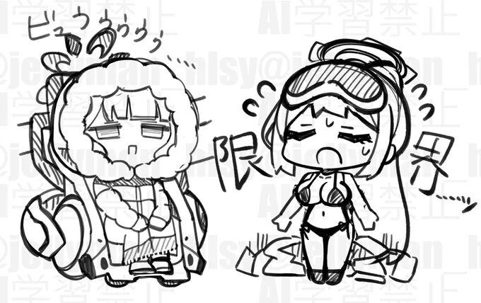 #皆さんラフと塗った後を見せてください 