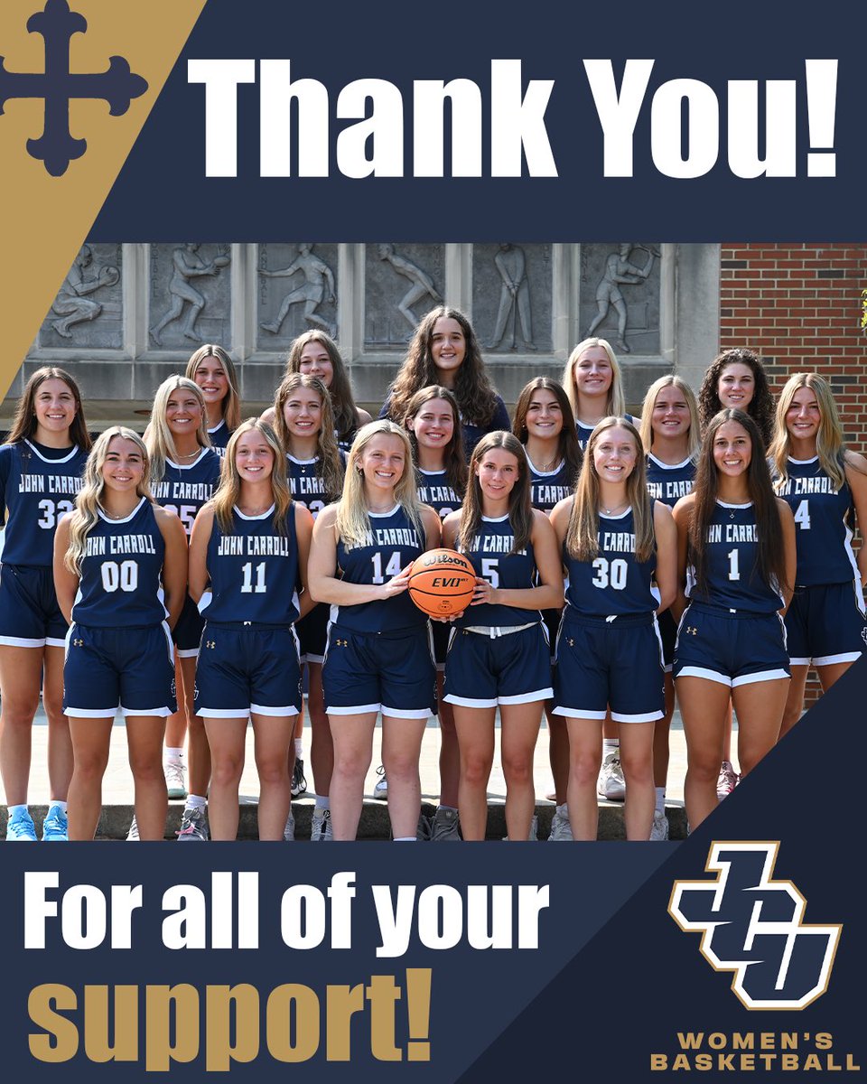 Thank you to our 50 donors for showing up yesterday, and for all the continued support of our program! We are proud to represent all of you! Special shoutout to Alum who gave back to this place, 46% of our donors played for the Blue and Gold ⚡️ <a href="/jcusports/">John Carroll Sports</a>