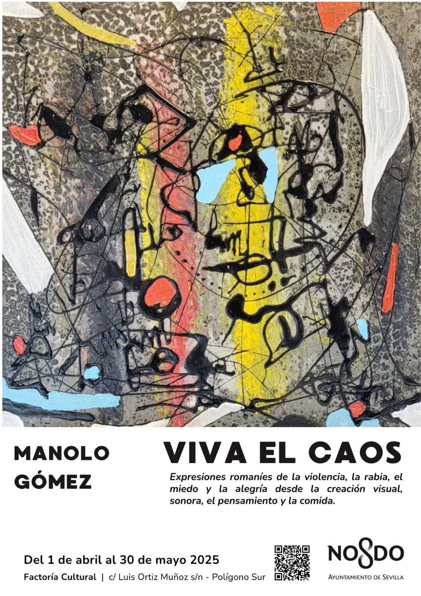 CamelamosCS's tweet photo. Mañana estará con nosotros Manolo Gómez Romero para hablar de su pintura y su exposición en Factoría Cultural del Polígono Sur. 

Como siempre, a las 09:00 en RAI https://t.co/4kSP9f9qQK