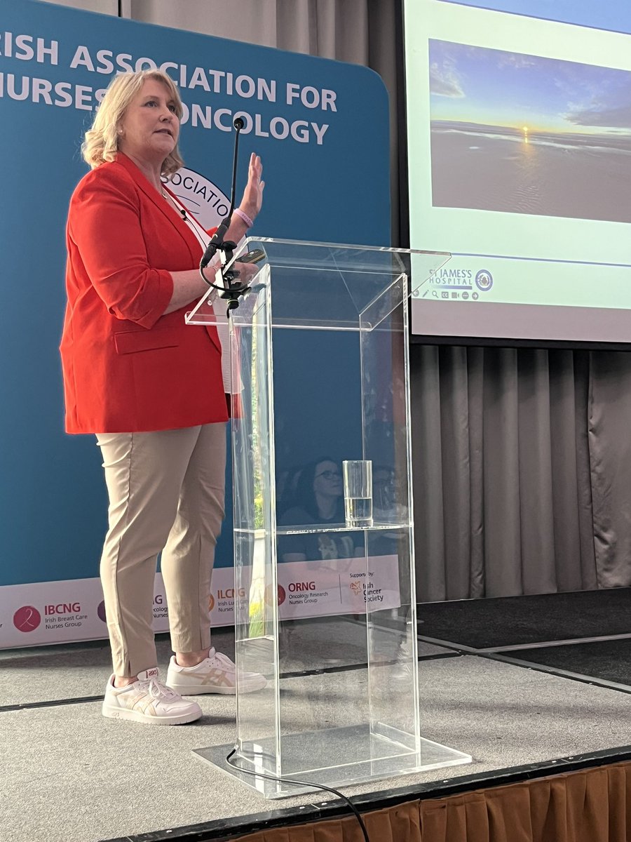 IANOCancerNurse's tweet photo. Catherine O’Brien ANP Cancer Survivorship &amp; @IrishCancerSoc &amp; @hseNCCP funded PhD candidate discusses ‘The fear of recurrence’ survivorship following a cancer diagnosis is complex &amp; requires appropriate support #IANO https://t.co/p6k8rh5n2E