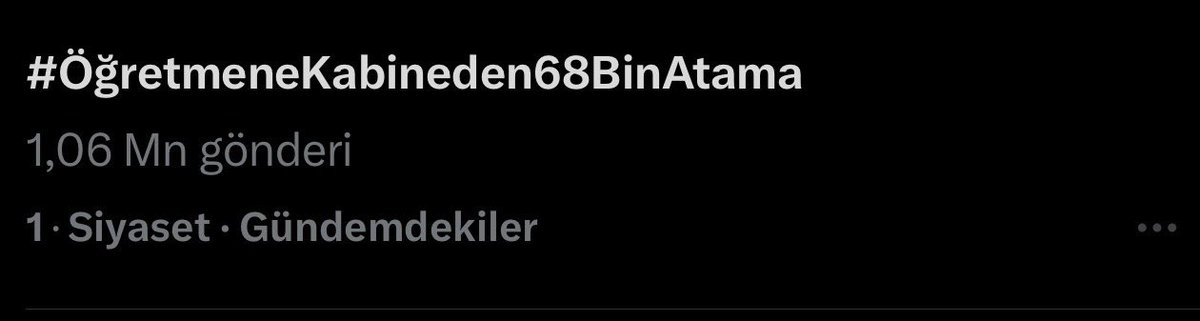 Tayfun Kaya (@tayfn_ky) on Twitter photo 1.000.000 Bazıları hâlâ farkında değil ama bu sayı dile kolay 🔥👏
 #ÖğretmeneKabineden68BinAtama 1.000.000 Bazıları hâlâ farkında değil ama bu sayı dile kolay 🔥👏
 #ÖğretmeneKabineden68BinAtama