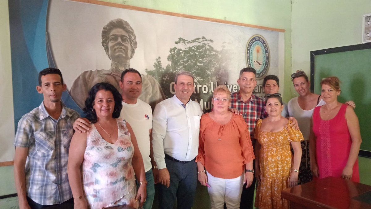 Visitamos los #CUM de #JagüeyGrande y #Manicaragua. Encontramos colectivos muy valiosos, con alto nivel de actividad y muchas potencialidades para seguir aportando al desarrollo territorial. Esta es la #UniversidadCubana en el municipio. #GenteQueSuma #UnidosXCuba #Cuba
