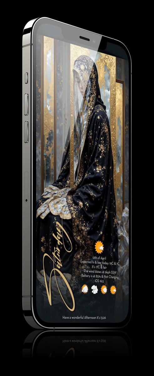 EliseMihael's tweet image. I was silent, but I wasn’t blind…🥂
Icons: @moondr1 
Mock-up: @screenshot_pro 
Wallpapers and widgets: me
#jailbreak #iOS16 #Dopamine #AIart