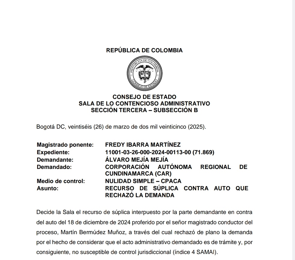 cabogadosa1's tweet photo. Procesal Administrativo- Contratación Estatal: ¿Son pasibles de control judicial los pliegos de condiciones- actos precontractuales? Se comparte auto del CE que decide recurso de súplica 
https://t.co/skUFr3cLQn
Tema objeto de análisis en videocolumna 👇
https://t.co/bGHHsztizY https://t.co/M1hkUO8mgs