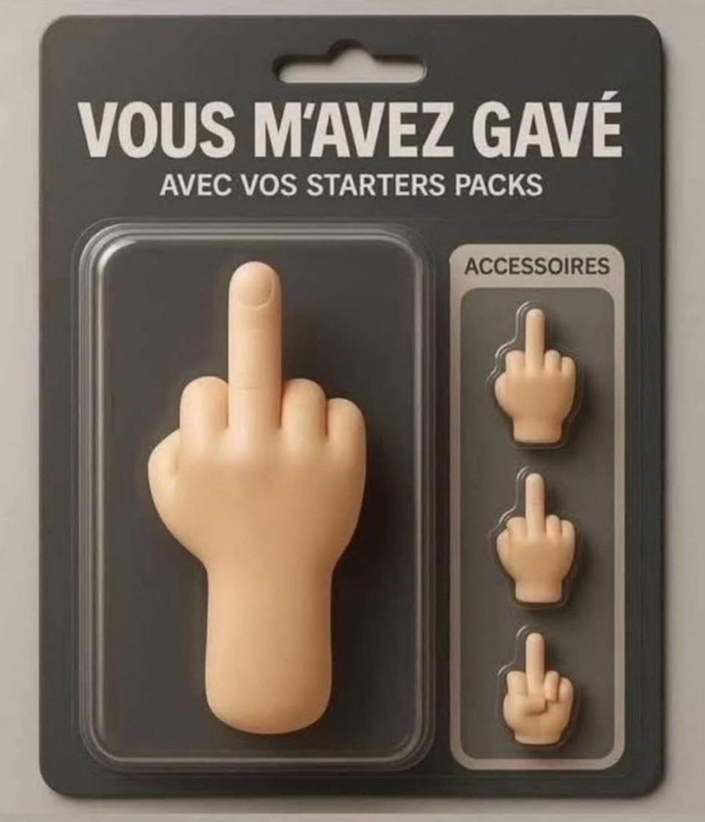 gouaig's tweet image. Mon starter Pack !
Je pense qu’on est un paquet du même avis 😅