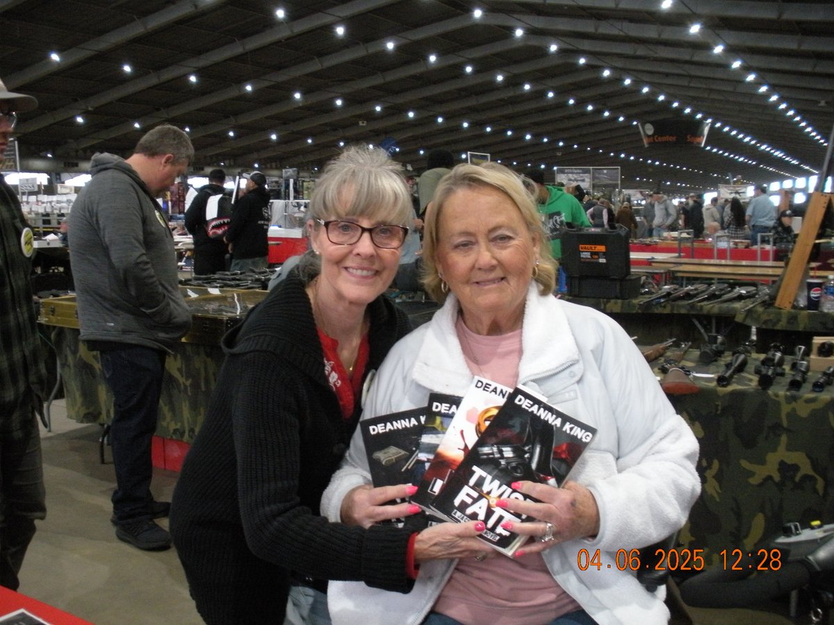 'M CATCHING UP! Can you say busy? Not just as an author-but life Here’s me playing catch up! THREE events-Stafford-Mansfield &amp;Tulsa! Sorry for the delay new readers! Thank you for your support! As always, Happy Reading! Go 2 FB-DeannaKingWriting 52 photos!
