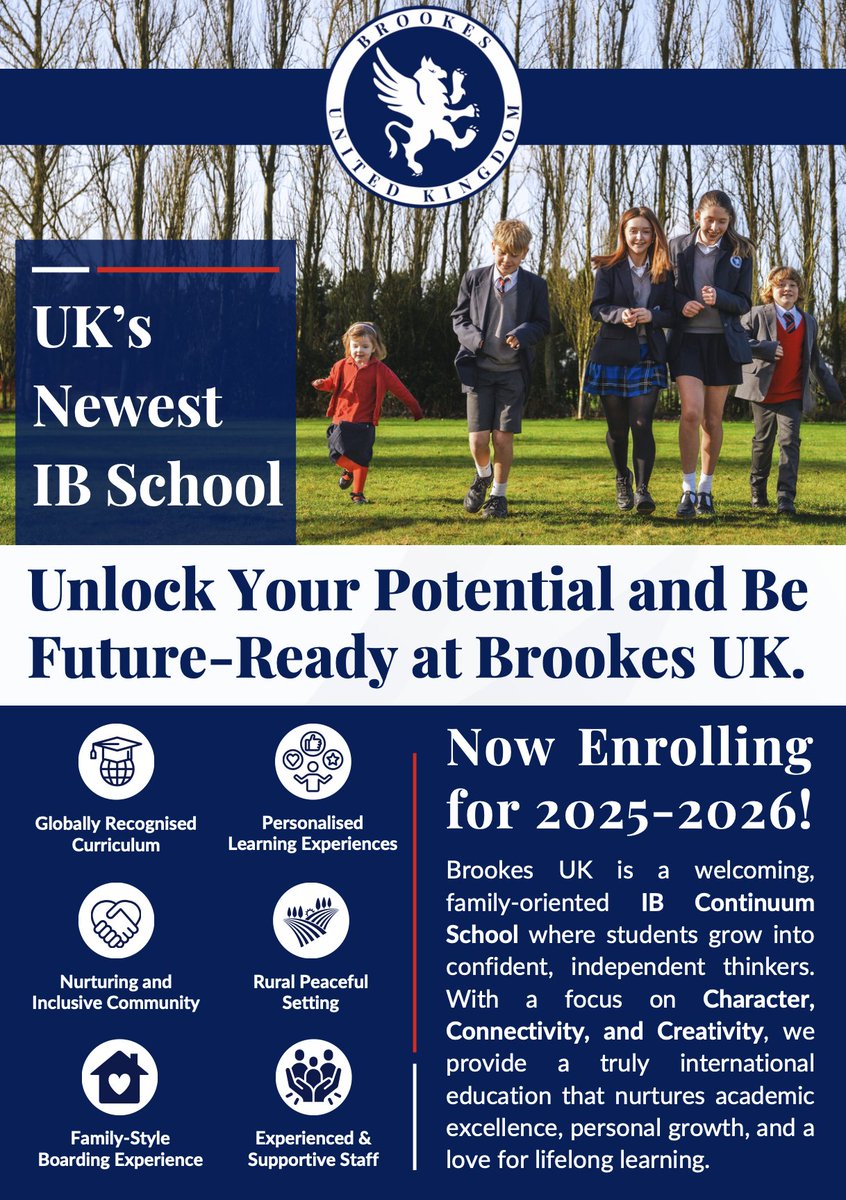 Brookes UK - IB Day & Boarding School tweet media