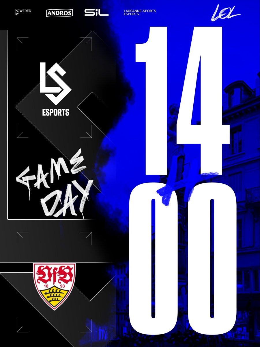 eLS | Lausanne-Sport Esports (@lausanneesports) on Twitter photo final up and down div2
🚨 FINAL UP & DOWN DIV 2 🚨
Le programme est simple :
- on les atomise 💥
- on monte tout droit en DIV 2 🏆
🆚 <a href="/VfB_eSports/">VfB eSports</a>
🕗 14h00
🎙️ <a href="/CH_RonRon/">RonRon eLS</a> / <a href="/AmineDDMonkey/">DDMonkey 🐵</a> / <a href="/Justiielol/">Justiie</a>
📺 twitch.tv/lausannetv
#TKPRM #Allezlausanne ⚪ 🔵 final up and down div2
🚨 FINAL UP & DOWN DIV 2 🚨
Le programme est simple :
- on les atomise 💥
- on monte tout droit en DIV 2 🏆
🆚 <a href="/VfB_eSports/">VfB eSports</a>
🕗 14h00
🎙️ <a href="/CH_RonRon/">RonRon eLS</a> / <a href="/AmineDDMonkey/">DDMonkey 🐵</a> / <a href="/Justiielol/">Justiie</a>
📺 twitch.tv/lausannetv
#TKPRM #Allezlausanne ⚪ 🔵
