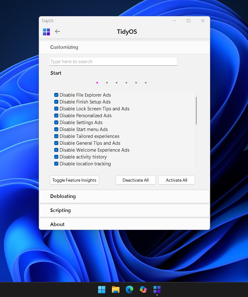 builtbybel's tweet photo. no fluff. 💥 #TidyOS #Windows11 #Debloat #microsoft #windows #ai 

https://t.co/gGCNsLMH0E https://t.co/UiKNTZyaGL