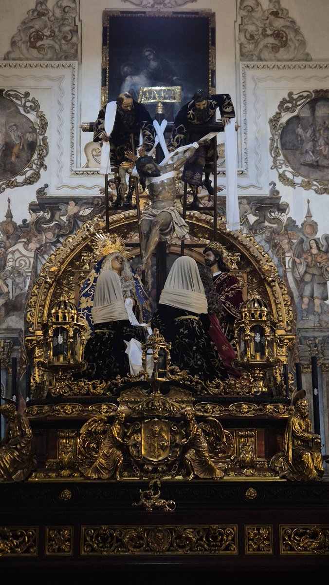 QuintaAngustia_'s tweet photo. Nuestro misterio se encuentra en su paso para la estación de penitencia de este Jueves Santo. https://t.co/Hrj39KZQgl
