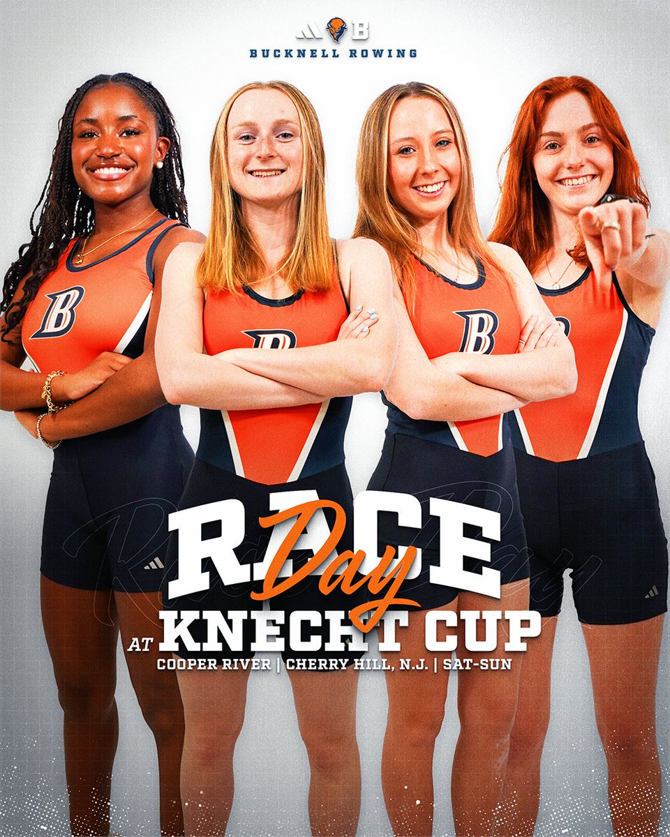 S/O to our amazing coxswains, who will lead us this weekend at the Knecht Cup! #rayBucknell 

📺 bit.ly/42Ihrf2
📊 bit.ly/4lsohNb