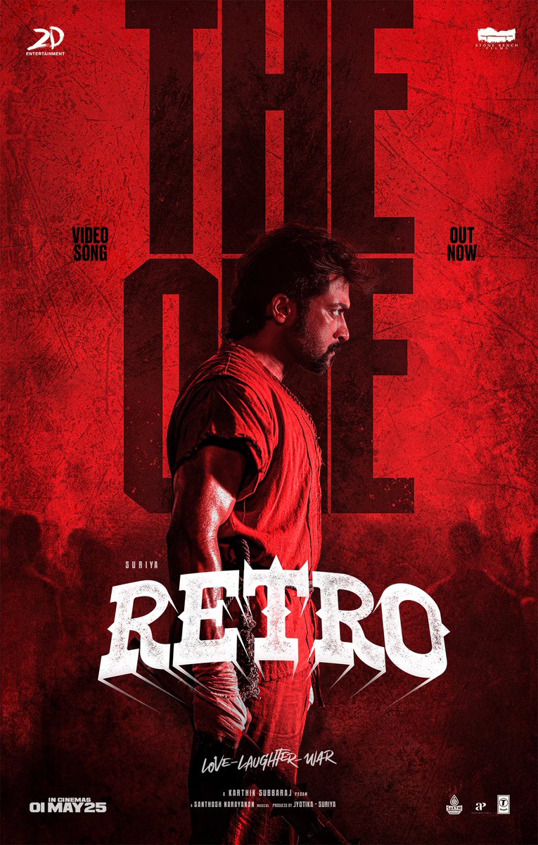 Suriya Sivakumar (@suriya_offl) on Twitter photo Here’s #TheOneSong youtu.be/y1TsOIB96e8
A <a href="/Music_Santhosh/">Santhosh Narayanan</a> Musical
ft. <a href="/sidsriram/">Sid Sriram</a> <a href="/shanvdp/">SVDP</a> #SaNa <a href="/Lyricist_Vivek/">Vivek</a> Backing vocals by #Mahalakshmi #Victor
<a href="/tseriessouth/">T-Series South</a>
#LoveLaughterWar #RetroFromMay1 Here’s #TheOneSong youtu.be/y1TsOIB96e8
A <a href="/Music_Santhosh/">Santhosh Narayanan</a> Musical
ft. <a href="/sidsriram/">Sid Sriram</a> <a href="/shanvdp/">SVDP</a> #SaNa <a href="/Lyricist_Vivek/">Vivek</a> Backing vocals by #Mahalakshmi #Victor
<a href="/tseriessouth/">T-Series South</a>
#LoveLaughterWar #RetroFromMay1