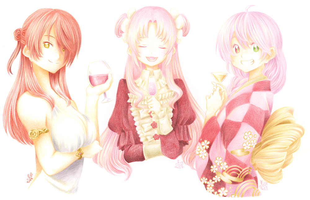 「並べたくて。 #フラワーナイトガールイラスト」|翔のイラスト
