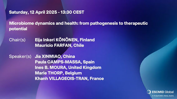 Sara_Marti2's tweet photo. Next, Paula Camps will present her microbiome results in #ESCMIDGlobal2025
@idibell_cat @hbellvitge https://t.co/StJwUvq8ci