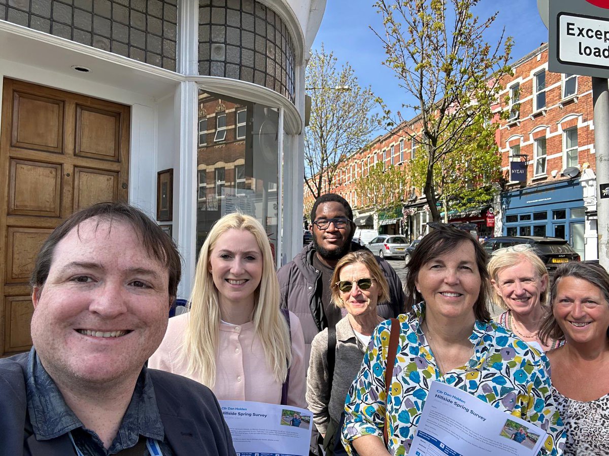 Merton Conservatives (@mertontories) on Twitter photo Great to be out in a very sunny Hillside speaking to residents and delivering <a href="/DanHolden85/">Cllr Daniel Holden</a>’s spring survey! Great to be out in a very sunny Hillside speaking to residents and delivering <a href="/DanHolden85/">Cllr Daniel Holden</a>’s spring survey!
