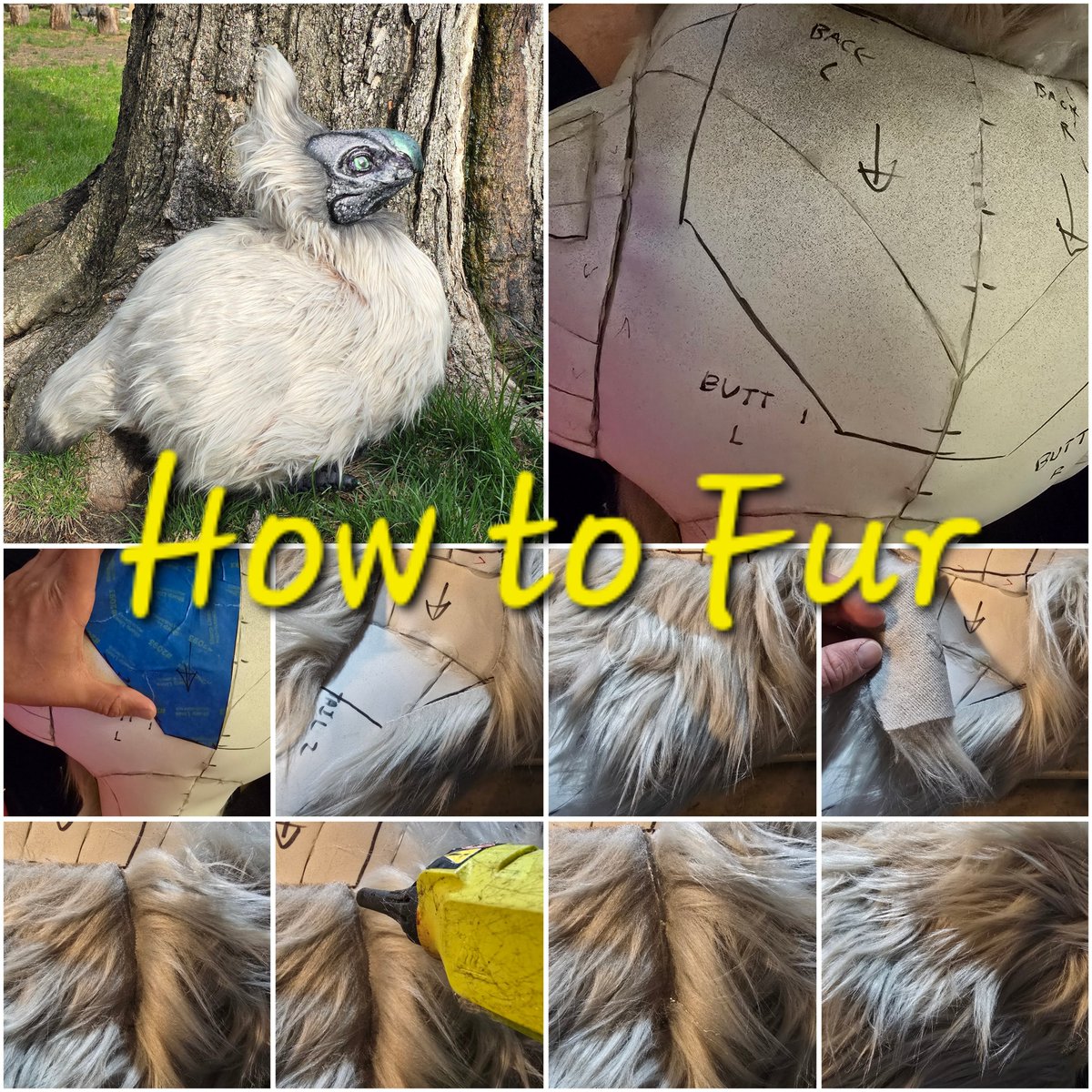 thecraftlocust's tweet photo. How to fur step by step on my IG 👉
#monsterhunterprops #monsterhunter #monsterhunterwilds #seikret #seikretchick #モンハン #モンハンワイルズ #モンハンコスプレ #monsterhuntercosplay https://t.co/Cj12ogbh8X