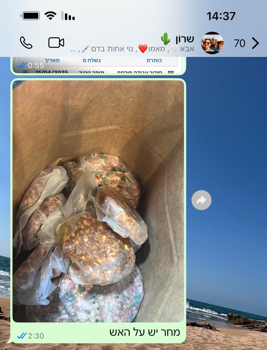 כשאת עובדת במסעדת המבורגרים ונשארו להם מלא עודפים 
אז את משכנעת את המשפחה שלך בשתיים בלילה שעושים על האש