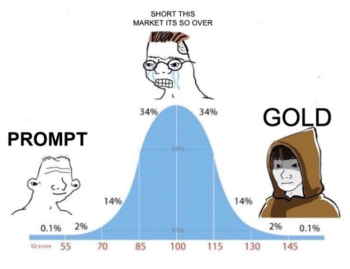 BlowWork69's tweet photo. We’re already pumping—and you’re still in shorts?

$PROMPT is moving, $GOLD is following. You might want to rethink that position.

$PROMPT 🤝 $GOLD https://t.co/JaLaJ3ZahF