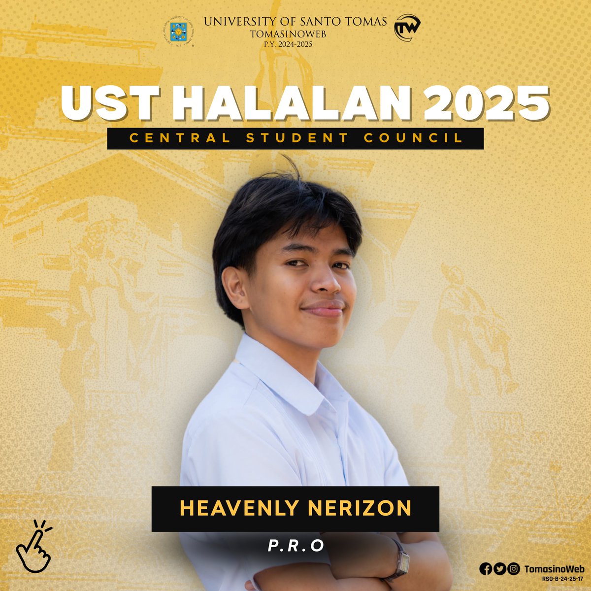 TomasinoWeb's tweet photo. NEW BEGINNINGS WITH THE NEW THOMASIAN LEADERS

The new officers of the UST Central Student Council have been proclaimed by the UST Commission on Elections. https://t.co/JumNN2O0aj