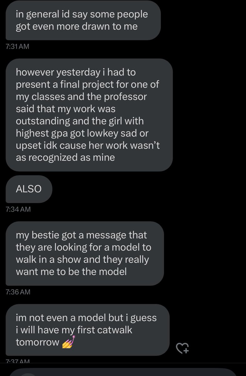 YALLLL .. A CLIENT IS GONNA WALK A MODEL SHOWWW HELL YESSS!! BOOK W MEEE HEHEHE