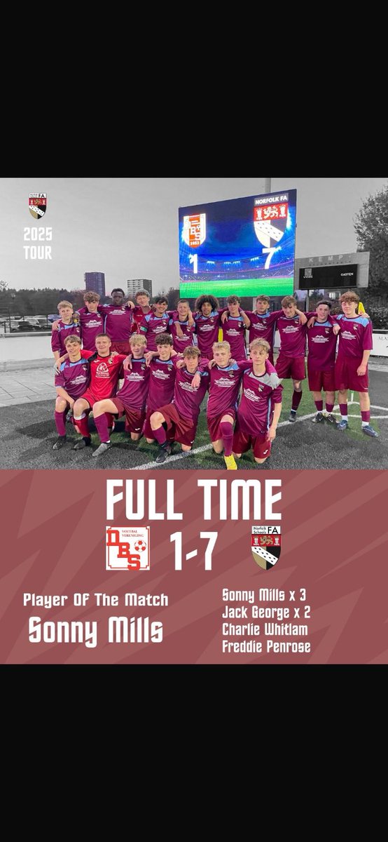 Final game on Thursday and a great win for the 15s