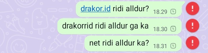 knp wabisku buat chat grup jd gini? tp kalo pc masuk😭 brrti kan bukan krn jaringan😭😭
