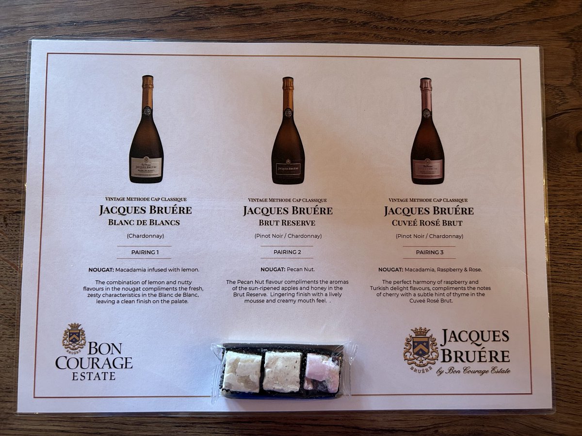 nichola_anne's tweet image. #BonCourage 
MCC Bubbly and Nougat tasting 
#RobertsonWineValley