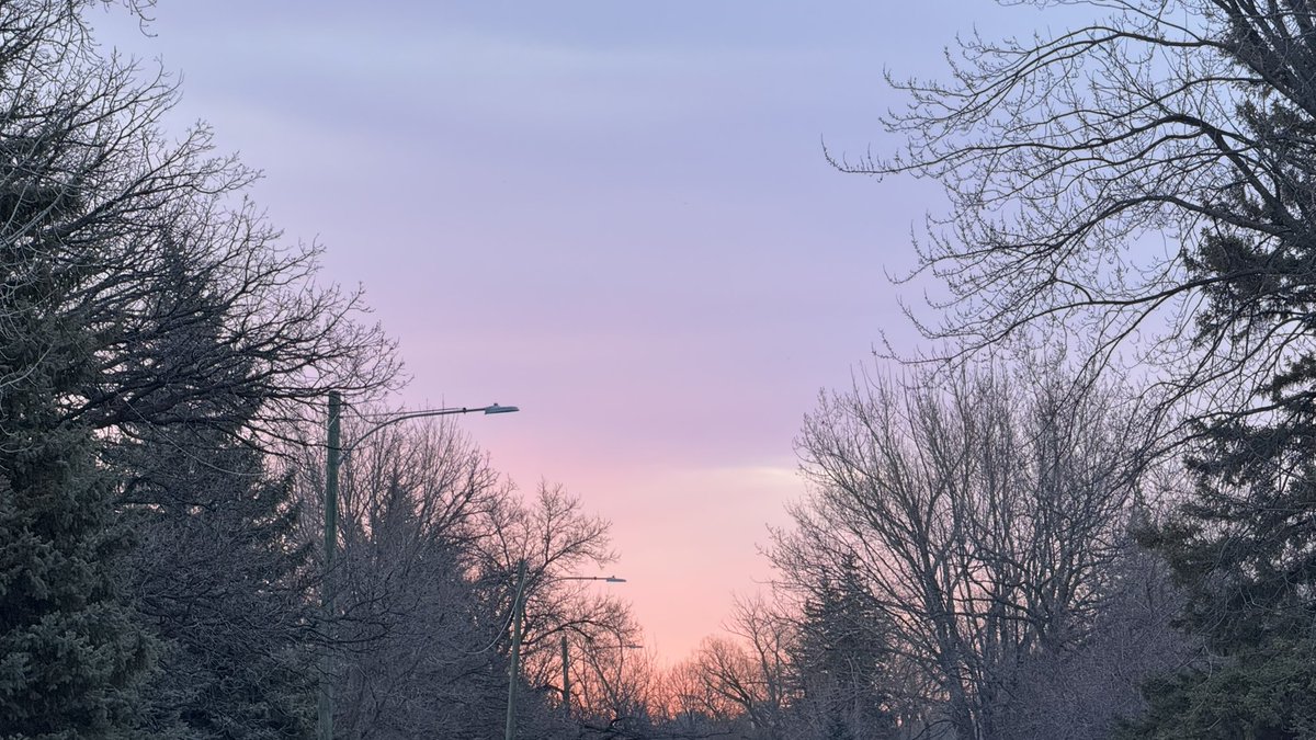 April 12, 2025 sunrise. ☀️