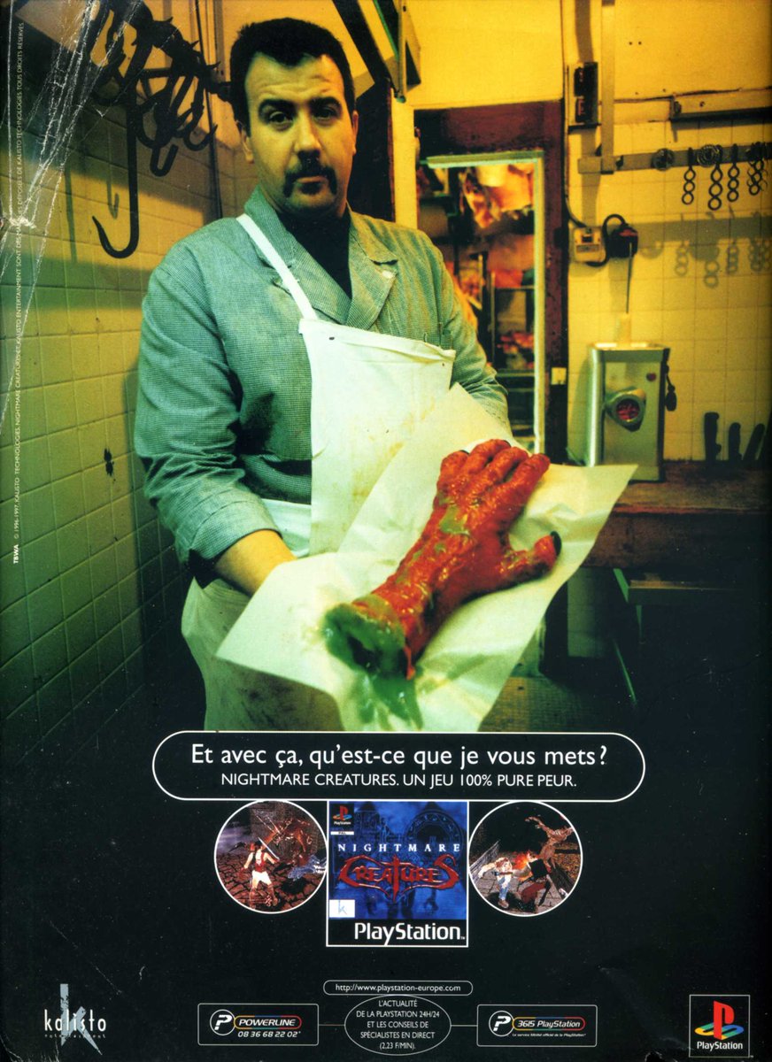 AllmightoFranky's tweet photo. La publicité papier du jour,bonjour!Des pubs récupérées au cours de lectures d'un #Joypad de 1998!#SEGA #WorldWideSoccer98 sur la #Saturn!Et de la #Playstation avec #FormulaOne97,#NightmareCreatures et #ShadowMaster!#retro #retrogaming #oldschool #culturepub #80s #90s https://t.co/mOxjmLujTu