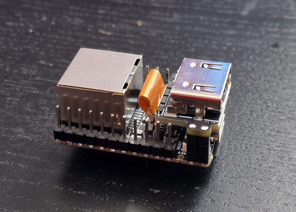 Can't recommend Nano KVM to anyone. It downloads binary files from internet, puts chinese DNS servers to resolv.conf and...it includes a *working microphone* ! (just tested it). #NanoKVM  (Note, the device below is Nano KVM lite)

<a href="/SipeedIO/">Sipeed</a>  Why this device has a working