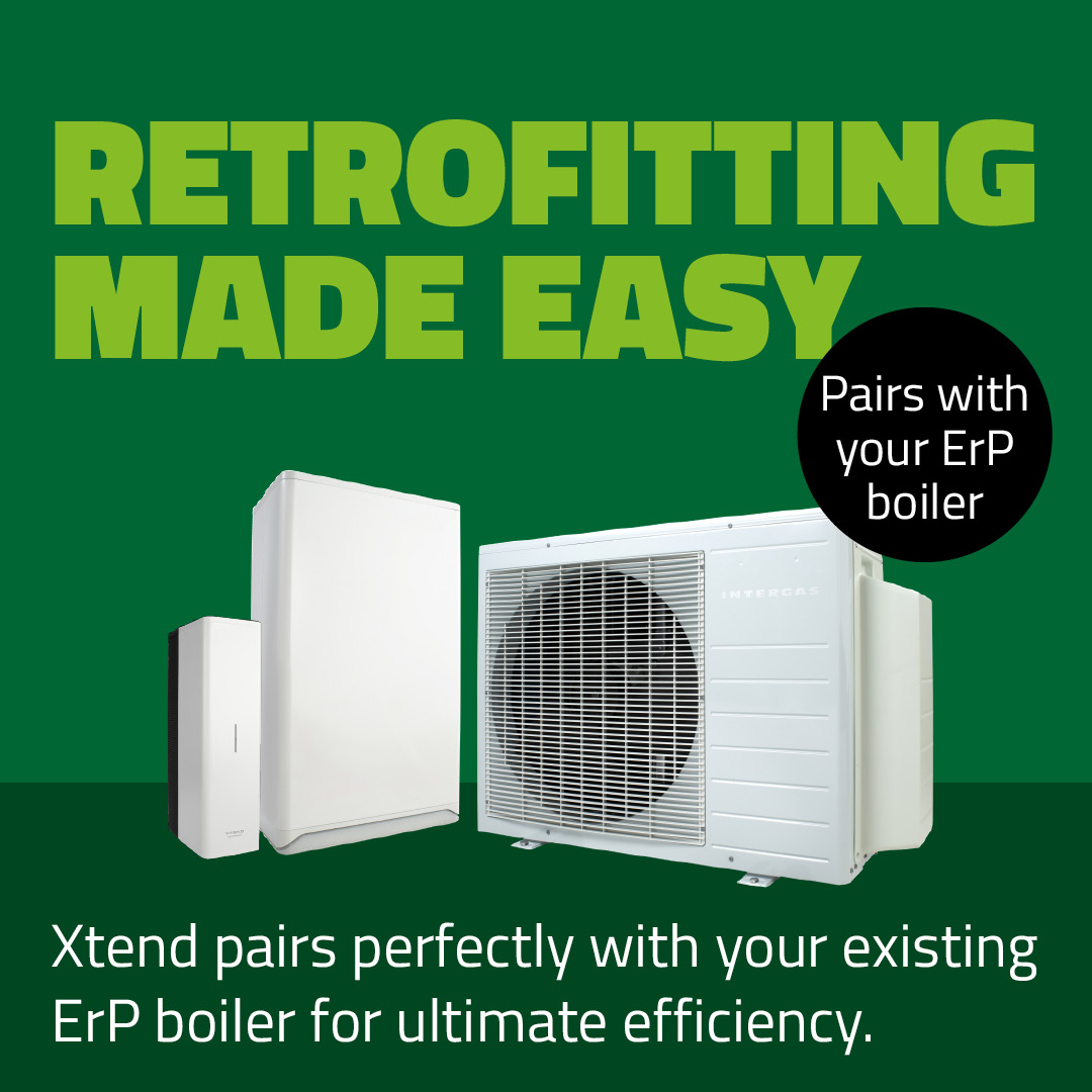 Retrofitting made easy – Xtend pairs perfectly with your existing ErP boiler for ultimate efficiency.
bit.ly/3V7Hyrv
