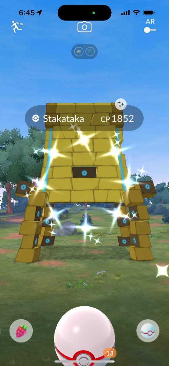 BerZeecker's tweet photo. First raid of the day!!!!  Got both of the shiny ultra beasts knocked out now. #ShinyPokemon #stakataka https://t.co/SPDaFAnahi