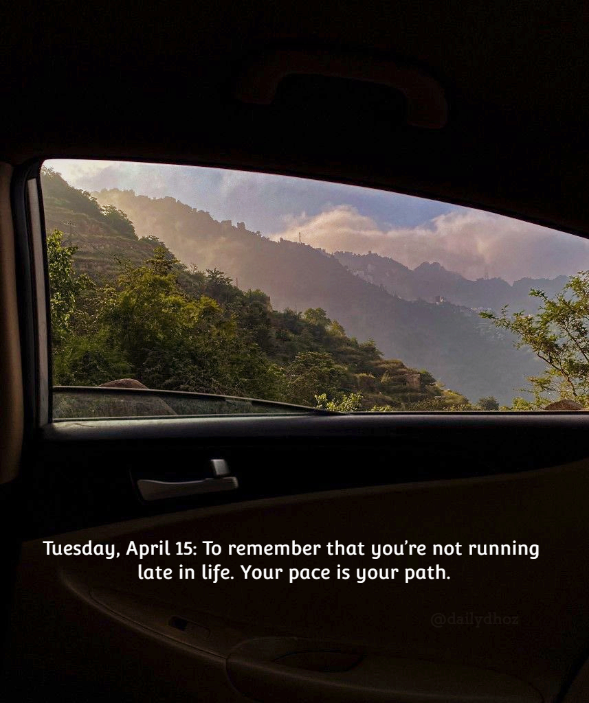 Who said you’re late anyway? 😌