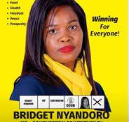 This is Hon Bridget Nyandoro CCC MP for Southerton who is running riot in party WhatsApp groups and various online platforms making scandalous allegations against her colleagues with the support of varakashi groups such as the notorious FAZ that facilitated electoral manipulation
