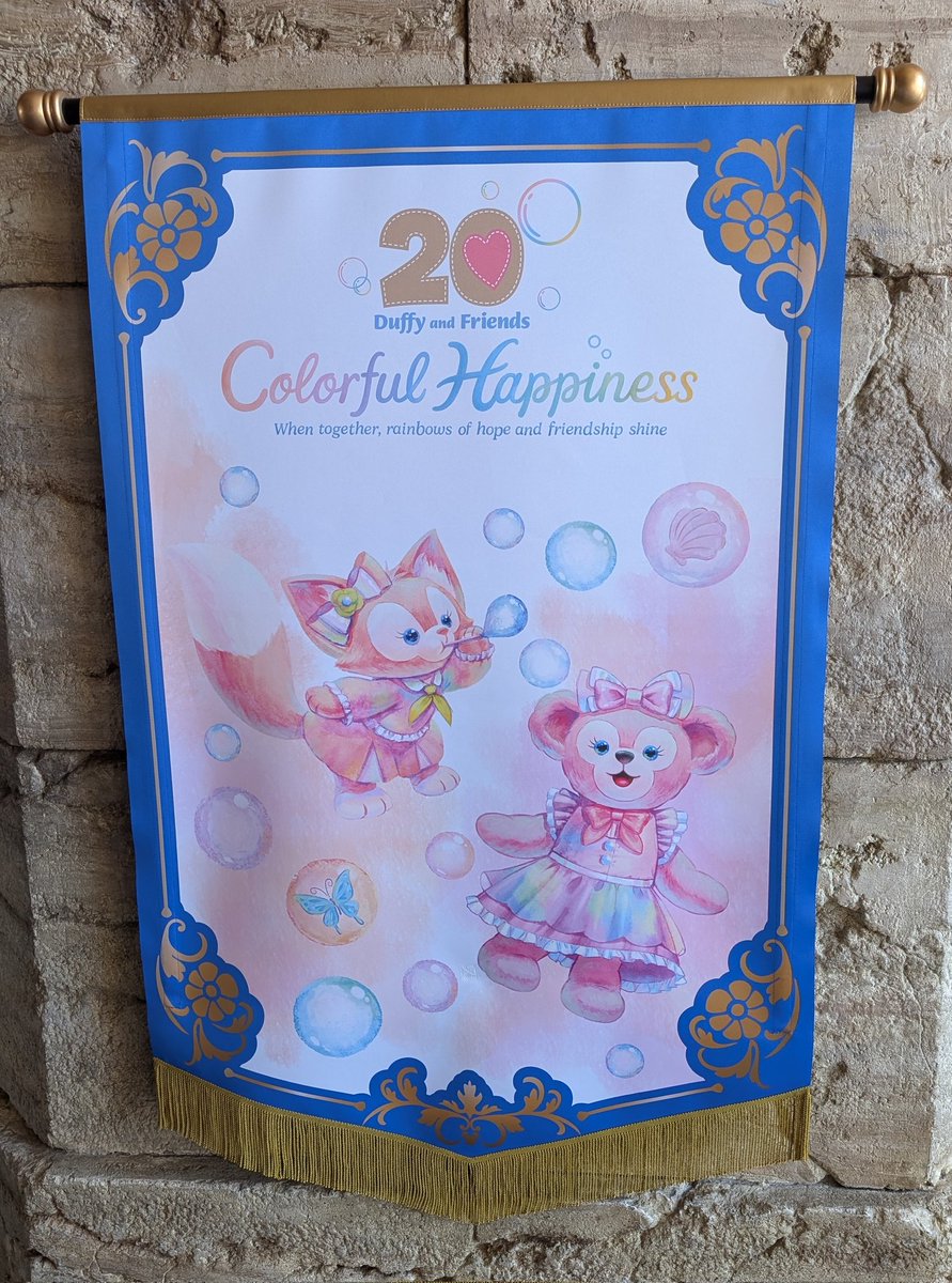 ㊗️ダッフィー20周年✨🎊✨
沢山会ってお祝いしたい🐻💕