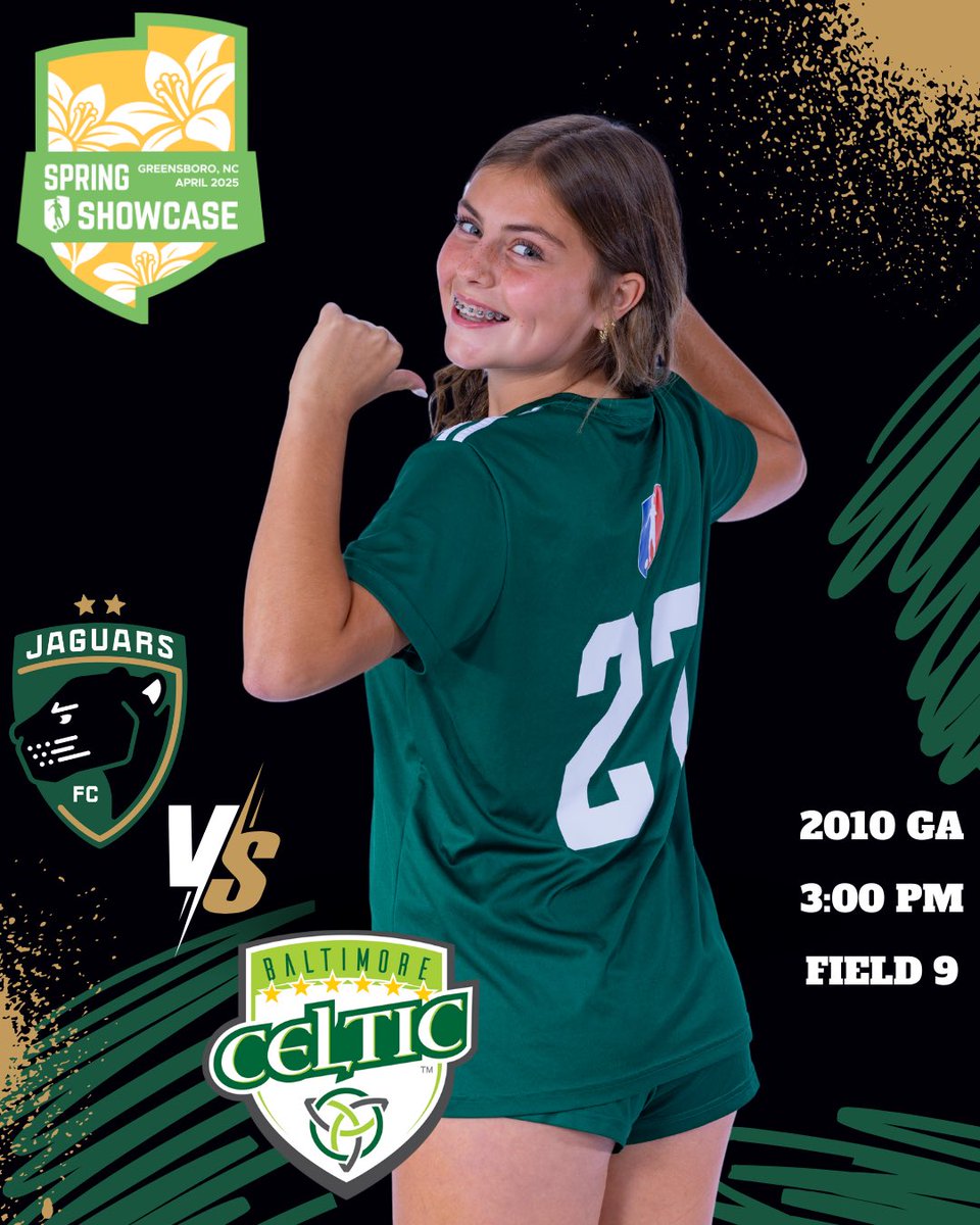 Michigan Jaguars FC Academy (@jaguarsacademy) on Twitter photo Looking forward to Day 3 of the <a href="/GAcademyLeague/">Girls Academy</a> Spring Showcase! Our 2009 girls play <a href="/SJEBFC/">SJEB FC</a> this morning for their second match of the weekend, while our 2010 girls are ready to kick off their showcase playing against <a href="/BaltCelticGA/">Baltimore Celtic Girls Academy</a> Wishing all our players the best of luck! Looking forward to Day 3 of the <a href="/GAcademyLeague/">Girls Academy</a> Spring Showcase! Our 2009 girls play <a href="/SJEBFC/">SJEB FC</a> this morning for their second match of the weekend, while our 2010 girls are ready to kick off their showcase playing against <a href="/BaltCelticGA/">Baltimore Celtic Girls Academy</a> Wishing all our players the best of luck!