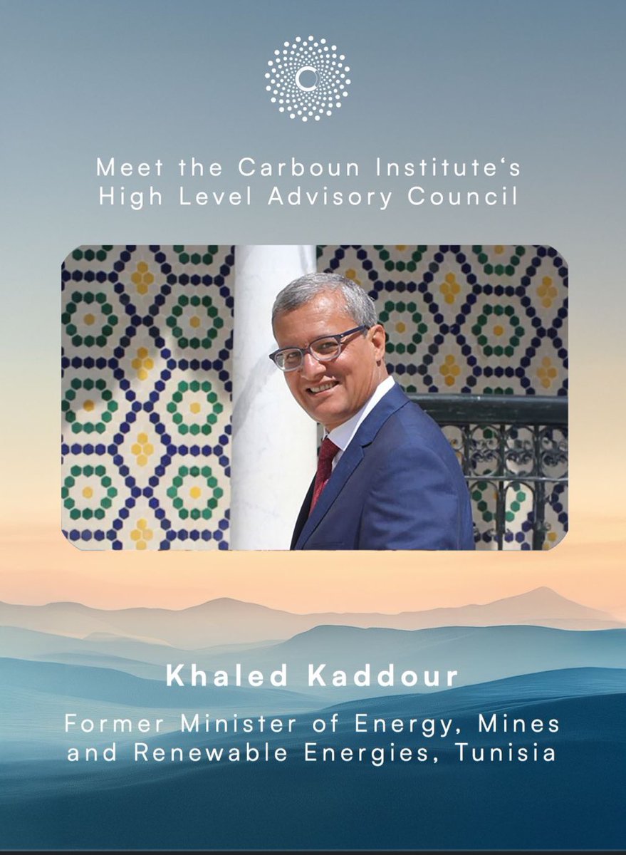 We are honoured to announce that
Dr Khaled Kaddour joined the <a href="/CarbounInst/">The Carboun Institute</a> High Level Advisory Council, providing strategic foresight and advice to our new think tank. 

It is a privilege to have him as one of the distinguished council members. 

carboun.com/our-advisory-c…