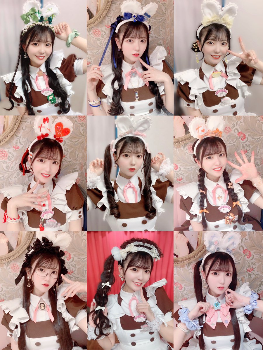 ♡♡ 。 ♡。 ♡ ♡。 ＼ ｜ ／。 ♡ 何色が好きですか