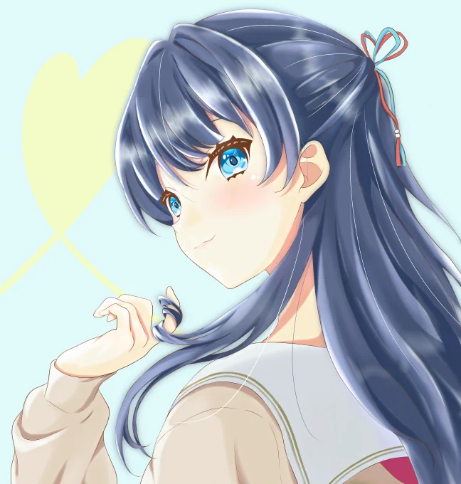 「ふぅ…仕方ありませんね。頑張りますか!」#蓮ノ空美術部 