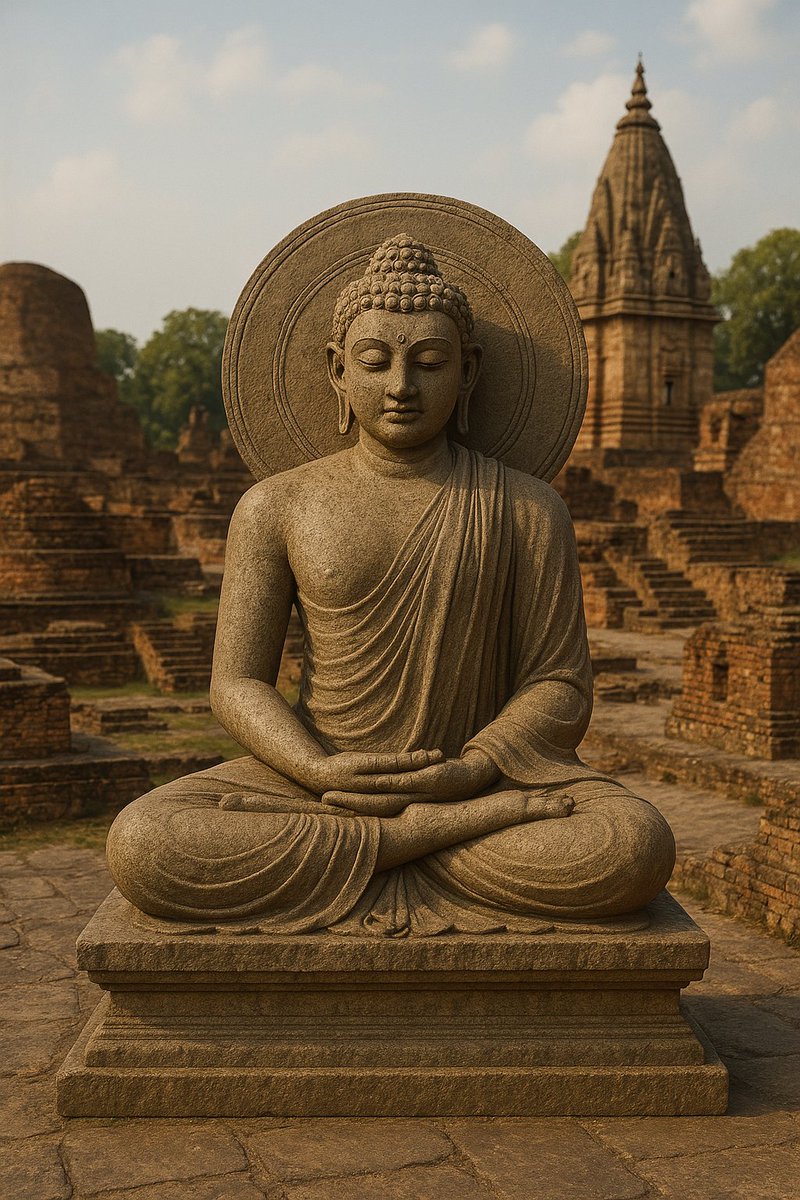 Ritik_1778's tweet image. &quot;All things are not-self&quot; — when one sees this with wisdom, one turns away from suffering. This is the path to purification.

- Dhammapada verse 279 🙏🪷☸️