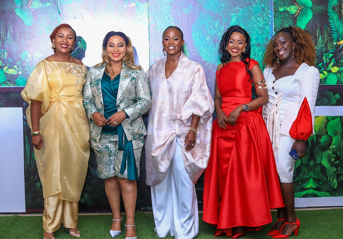 imbankug's tweet photo. Meet the phenomenal voices behind #Dominate2025 — a lineup of trailblazers who aren’t just sharing stories, they’re shifting mindsets and igniting legacies.

In pictures [L-R]:
Sylvia Mulinge | @sylmulinge - CEO of @mtnug, Hope Kemigisha - Founder of Shekinah World, Manuela p. Mulondo | @ManuelaPMulondo - CEO & Founder of The Cradle, Purity Wako | @coachpurity - Founder of Kwera Bits, and Dr. Eunice Adubango | @WaEunie – Founder of Eunies Kitchens.

#Dominate2025 
#OnYourSide #EarnYourSpace