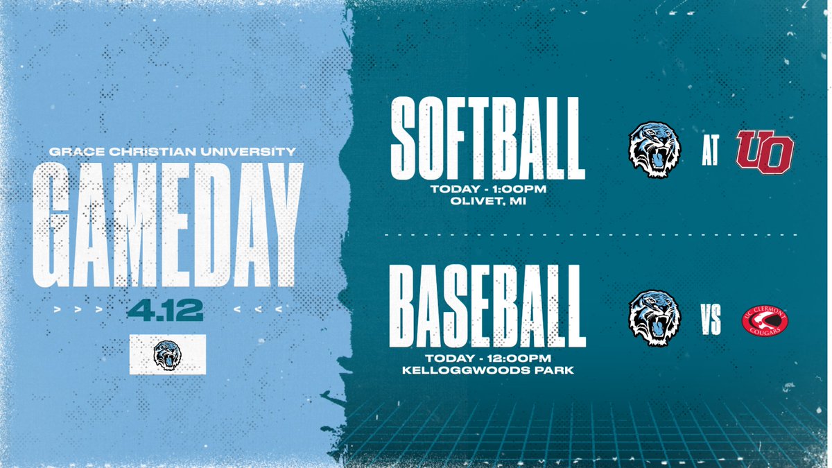 Grace Tigers (@gracetigers) on Twitter photo Lots of action today with <a href="/GraceTigersBSB/">Grace Christian Baseball</a> and <a href="/GraceTigersSB/">Grace Christian University Softball</a>! Both teams coming off double header sweeps in their last matchups
#RoarTigers ⚾️🐅🥎 Lots of action today with <a href="/GraceTigersBSB/">Grace Christian Baseball</a> and <a href="/GraceTigersSB/">Grace Christian University Softball</a>! Both teams coming off double header sweeps in their last matchups
#RoarTigers ⚾️🐅🥎