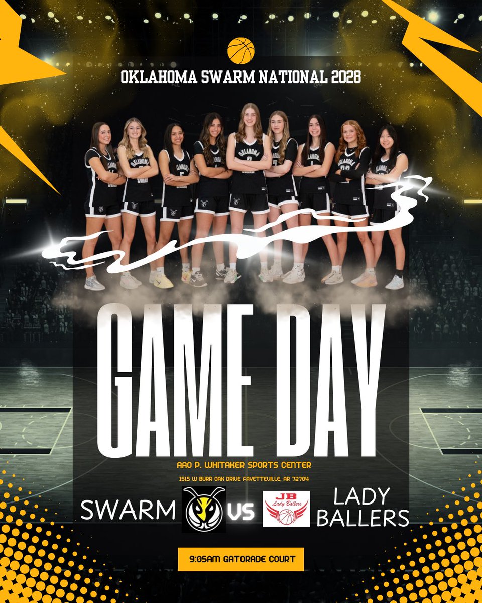 lyric_harding's tweet photo. It's Game day! LETS GOOOOOO!!!!! 
#OklahomaSwarm #Girlsbasketball #watchmorewomenssports #Borderwars
#teamwork @OklahomaSwarm1 @Borderwar1 https://t.co/HVHAJwHhx6