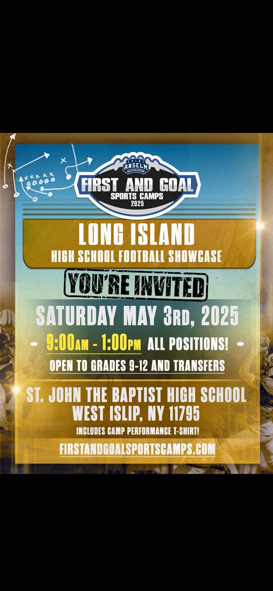 Joseph Pistritto (@joe_pistritto) on Twitter photo Looking forward to compete and show what I can do at these camps this offseason!
<a href="/WRCoachVannucci/">Mike Vannucci</a>
<a href="/Rescue02/">Coach Chris Diesso</a>
<a href="/CoachBraine/">Chadd Braine</a>
<a href="/LIBLITZ/">LI BLITZ</a>
@2025BONECAMP Looking forward to compete and show what I can do at these camps this offseason!
<a href="/WRCoachVannucci/">Mike Vannucci</a>
<a href="/Rescue02/">Coach Chris Diesso</a>
<a href="/CoachBraine/">Chadd Braine</a>
<a href="/LIBLITZ/">LI BLITZ</a>
@2025BONECAMP