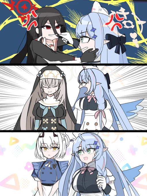 ミネ団長は同学年同士で色んな関係性があるのがいいですね
#ブルアカ 