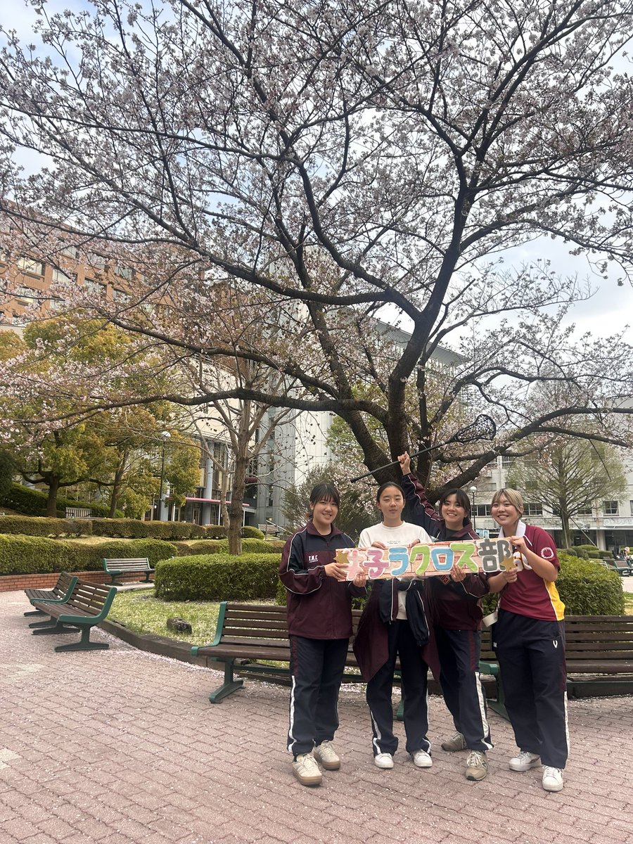 tnc_lacrosse's tweet photo. 本日のうぇるびりんでブースに来ていただいた新入生の皆さまありがとうございました💫
沢山お話ができてとても楽しかったです！体験会・お食事会などご参加いただけると嬉しいです🤲✨いつでも練習見学、体験受け付けておりますので気軽にDMお願いいたします☺️
 #桜美林大学 #桜美林大学女子ラクロス部 https://t.co/EDMnnCmO07
