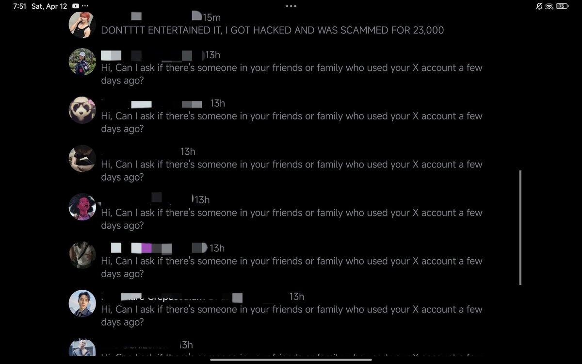 geeyowza's tweet photo. Sobrang lala. To everyone the hacker messaged, please do not message the Discord ID they provided. I just got my acc back, but unfortunately, I can't recover the money that was lost. I will definitely reflect on this and be more vigilant. Please be careful, guys https://t.co/zV3XSIFVnI