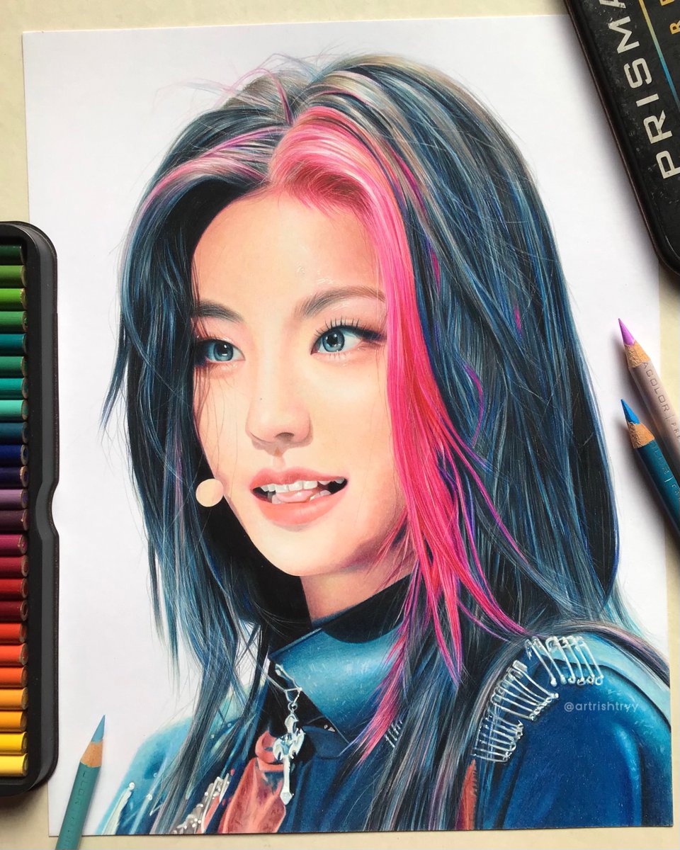 artrishtryy's tweet image. commission 
#ITZY #YEJI